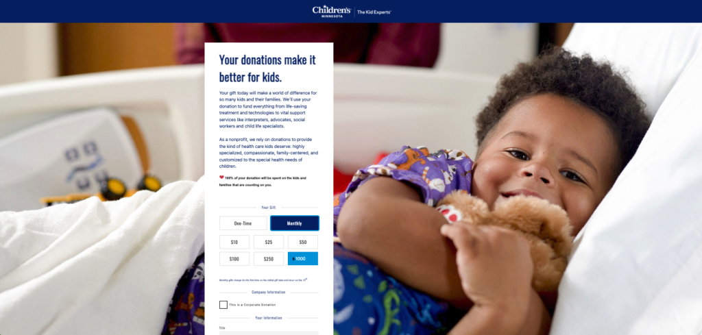 Online-fundraising-for-nonprofits-childrens-minnesota